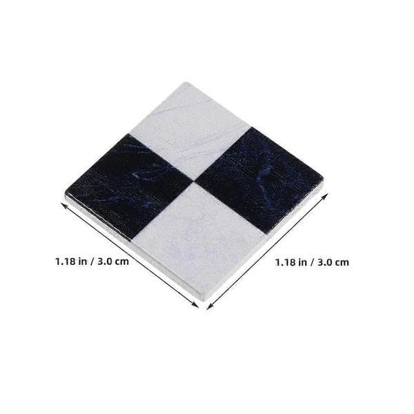 Dukkehus Tre Rutete Fliser for Dekorasjon 45 Stk Mini Gulvbord