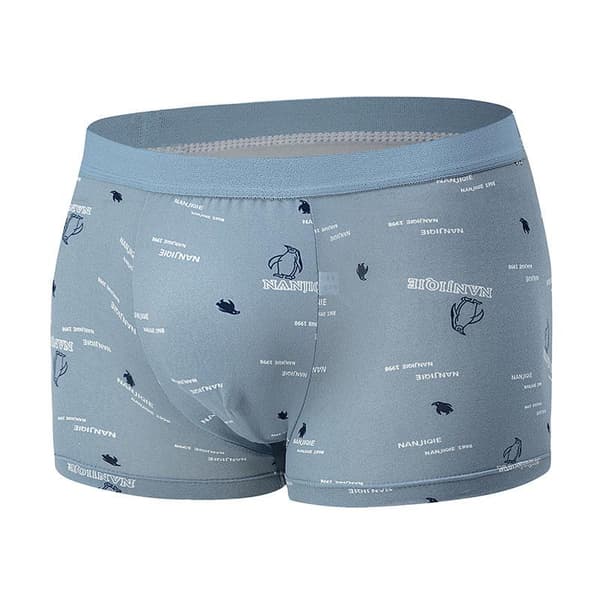 Penguin 4-pack herr casual plus size underkläder boyshort mode tryck ungdom sport underdel 1 M