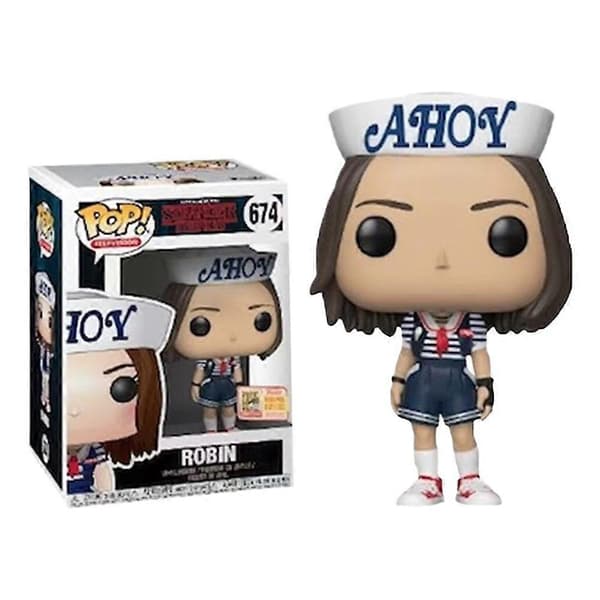 Stranger Things Dustin-prydnad - Funko-stilfigur - TV-serie samlarobjekt C 1pcs