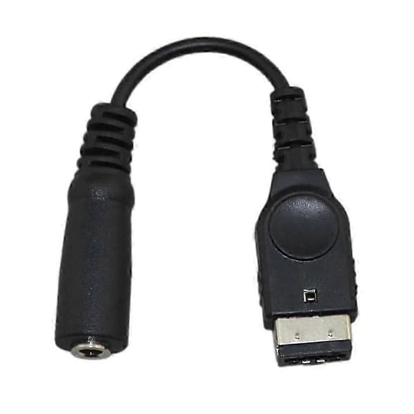 3,5 mm hovedtelefonadapterkabelkonverter til Gameboy Advance SP GBA Svart