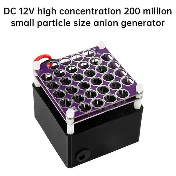 DC12V Plasmagenerator Högdensitetsplasmajonisator Tar bort rökdamm Luftrenare Negativ Jon Anio