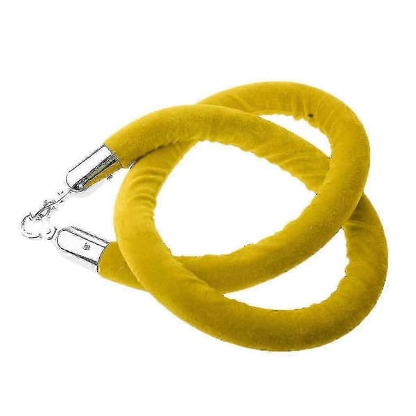 1,5 m Sammet Rep Publikkontroll Stolpe Kölinje Barriär Yellow