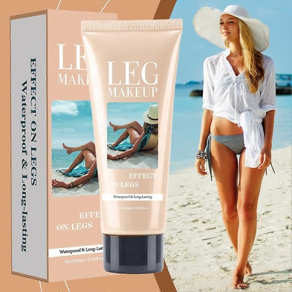 Transfer-Proof Benmakeup Concealer 100ml Fejlfri Kropsfoundation, Langtidsholdbar og Nem at Blende til Ben Deep