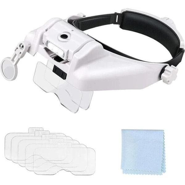 Suurennuslasit 3 LED-valolla