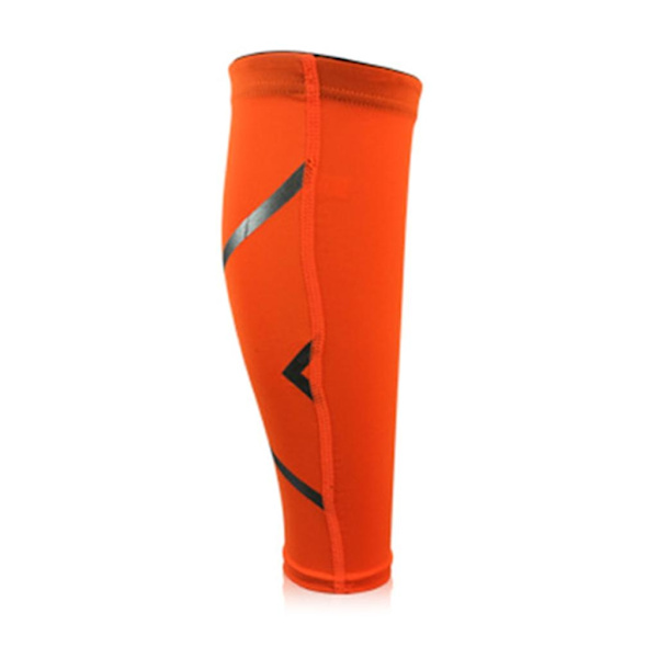 Sportkompressionssockor Benstöd Löpare Shin Splint Åderbråck Vaden Smärtlindring-WELLNGS Orange Orange XL