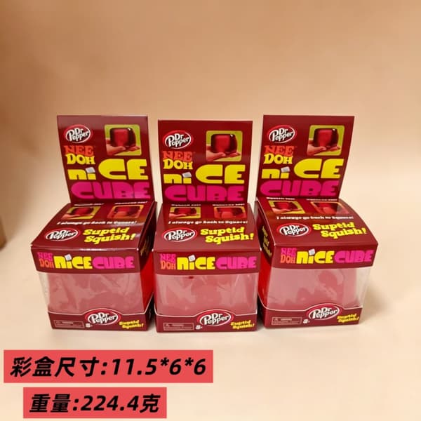 Needoh Nice Cube, et stresslindrende legetøj lavet af maltose og hoppende slik. Sprite cubes [boxed]