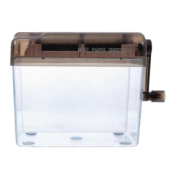 A4 Manuell Papirkutter med Kuttemekanisme, Ideell for Små Rom - God 17X13.5X9CM Black