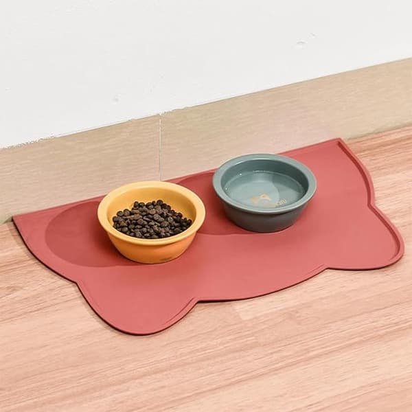 Blå Dröm Matte for Hunde- og Kattematskåler (Roste), Matte
