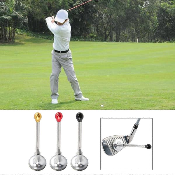 Golf Swing Aim Tool Golf Training Magnetic Swing Training Aids Golf Alignment Rods Magnetic Club Alignment Stick Correct gold gold
