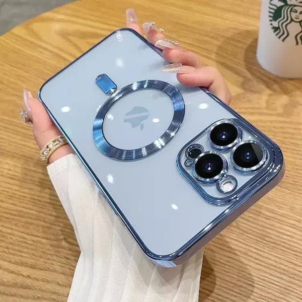 Transparent TPU-deksel med MagSafe for iPhone 13