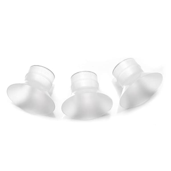 Elektrisk brystpumpe erstatningstilbehør med 3 stk 150 ml melkeoppsamler 21mm Flange Inserts