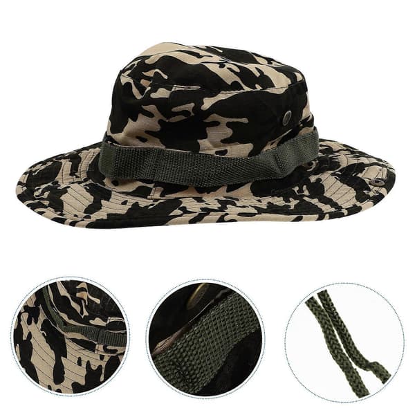 Utomhushatt kamouflage fiskehatt ger solskydd 1 st