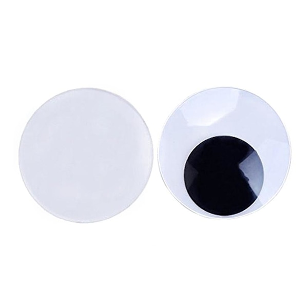 2 kpl Lasten Lasten Wiggle Googly Eyes DIY Piirretty Liikkuvat Silmät Muoviset Silmät Scrapbooking Käsityöt Lelutarvikkeet 7,5 cm