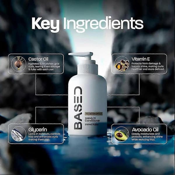 Based Bodyworks Leave-in Balsam – Återfuktande & Stärkande Formula 4pcs