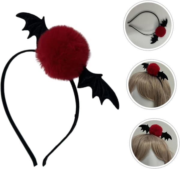 Halloween Hodebånd Flaggermus Hodeplagg Halloween Flaggermus Kostyme Halloween Cosplay Hodebånd Halloween Hodeplagg Edderkopp Hodebånd Flaggermus Hodeplagg