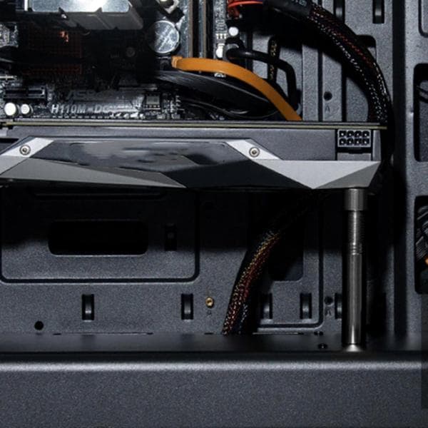 GPU-støtteholder Grafikkortbeslag Videokort Sagholder til stationær pc-computer til kabinet sølv Silver
