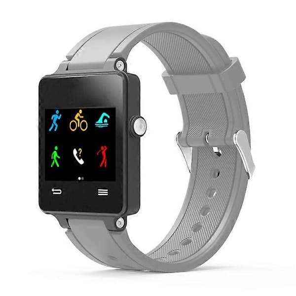 Silikoninen älykellon ranneke Garmin Vivoactive Acetate -harmaaseen Multicolor Grey