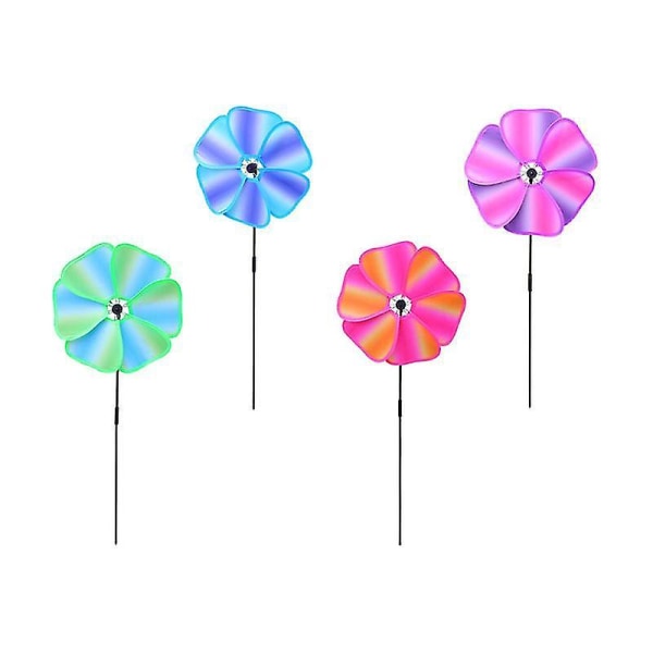 50X29x5cm assorterte farger leketøy gavekurver 4 stk plastpinwheel fargerike vindmølle leker for barn (som