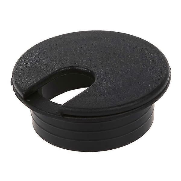 10 st 35 mm svart kabelgenomföring kabeluttag skrivbordskabel