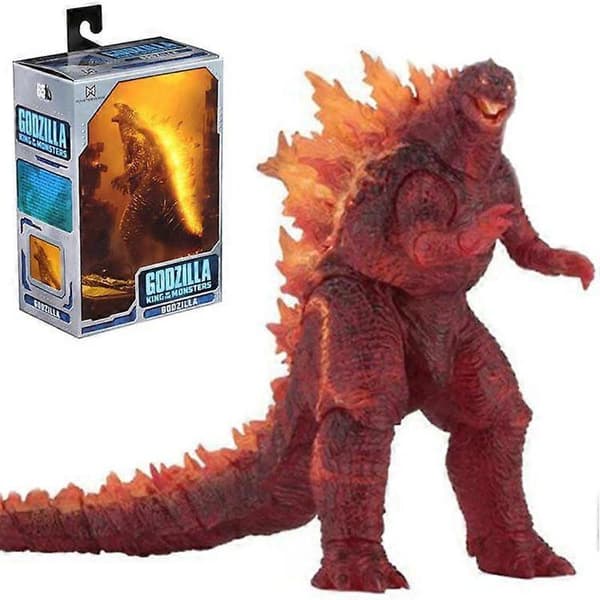 Hirviöiden kuningas -lelu - Godzilla-toimintahahmo - Punainen dinosaurus