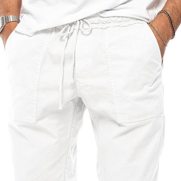 Herr Vår/Sommar Nya Artiklar Lotter för Semesteraktiviteter Långärmad Herrkläder White XL