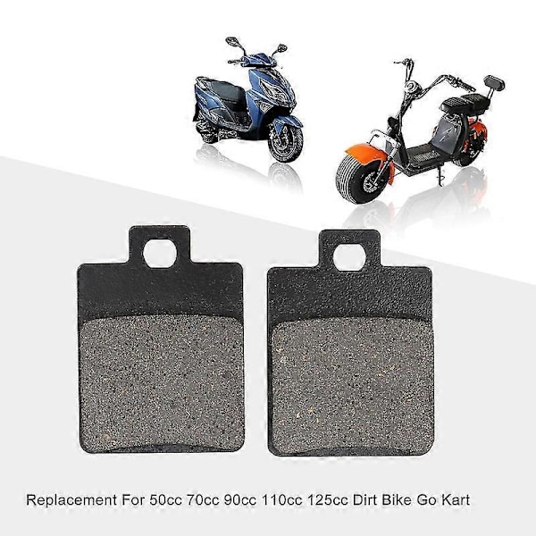 ATV Skivbromsbelägg Set för 50cc 70cc 90cc 110cc 125cc Dirt Bike Bakre Bromsbelägg Set Universal Passform ATV Moped Scooter