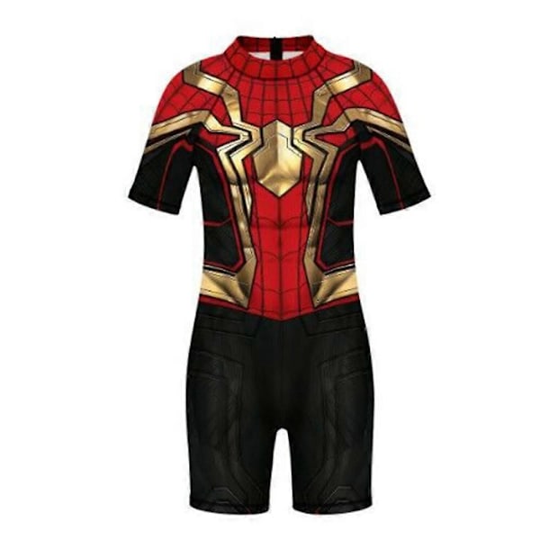 5-12 År Barn Pojkar Baddräkt Hel Baddräkt Semester Sommar Badkläder Surfdräkt Strandkläder Spider-Man B 11-12 Years