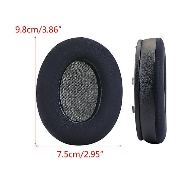 Komfortable Ørepude Memory Foam Ørepude Kølende Gel Ørepude Til WH1000XM4 Headset Støjisolerende & Komfort