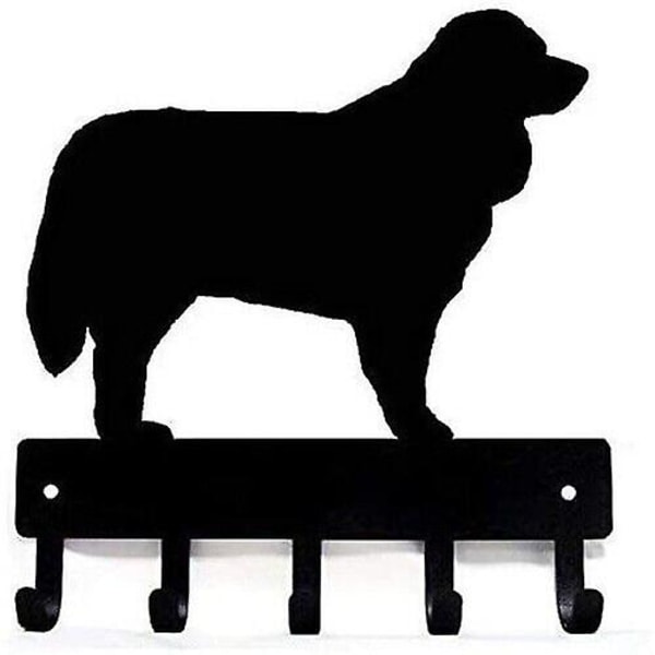 Berner Sennenhund Nøgle Rack Hanger Vægmonteret Hook Up Key Hanger 6 inch wide Sm