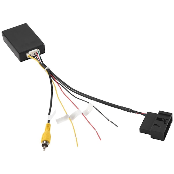 RGB till (RCA) AV CVBS Signalomvandlare Dekoderbox Adapter för Fabriksmonterad Backkamera Golf 6 CC