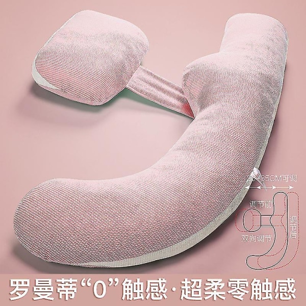 Side Sleeping Tyyny Monikäyttöinen U-muotoinen vyötäröä tukevat raskaustuotteet pink