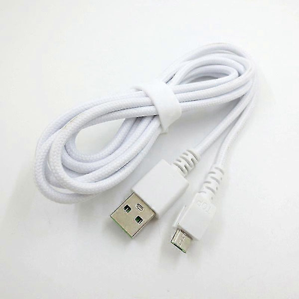 Micro USB-kabel til Razer Basilisk Viper Ultimate Naga V2 Pro Museopladning White