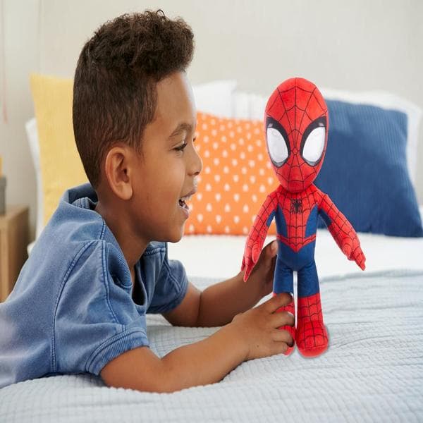 Marvel Plush Talkers Kosedyr, 11,75-tommers Spider-Man Figur, Samleobjekt Kosedukke