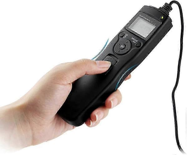 LCD Timer Fjernutløser for Canon EOS 7D, 1D, 5D, 6D, 50D, Intervallometer Fjernkontroll