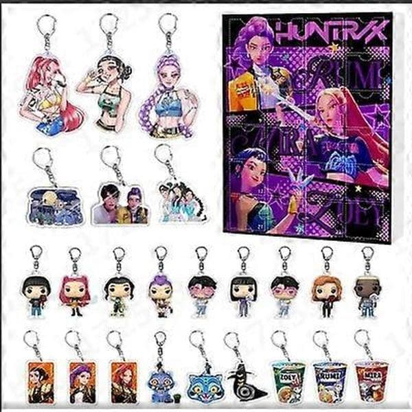 2025KPOP Demon Hunter Girls Julekalender Blind Box L