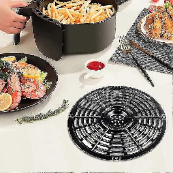Airfryer kokeplate for Ninja, avtakbart stativ og brett Black