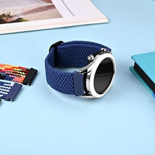 Nylonarmband, Justerbara Flätade Loop-band för Män och Kvinnor 20mm