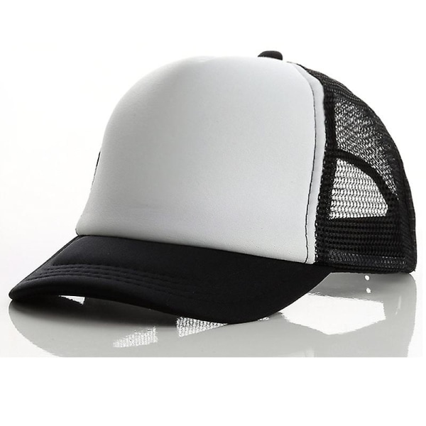 Baby Hat Peaked Baseball Kids Cap Hat Black White