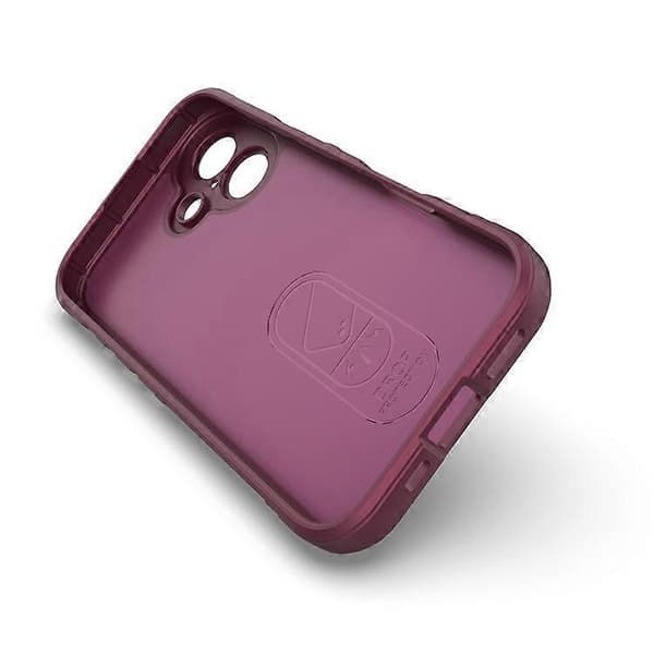 Kompatibel med iPhone 16 Plus-deksel Robust TPU Støtsikkert Mobiltelefondeksel WineRed