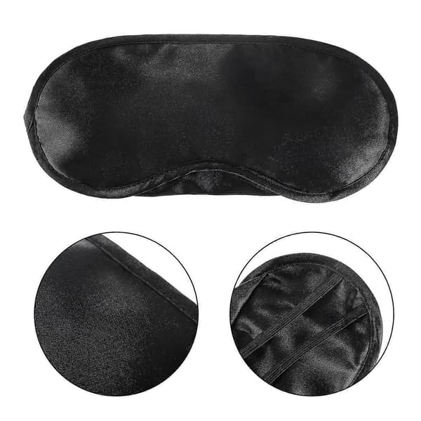 Ögonbindel ögonmask skuggskydd för sömn med näsdyna, 10-pack