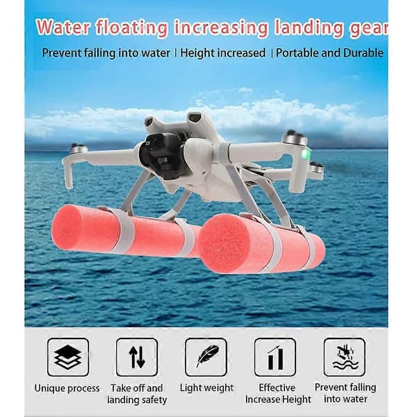 Laskutelineen kellukesarjan laajennus DJI Mini 4 Pro/Mini 3 PRO/Mini3 -dronelle, vesilaskuteline vesiharjoitteluun