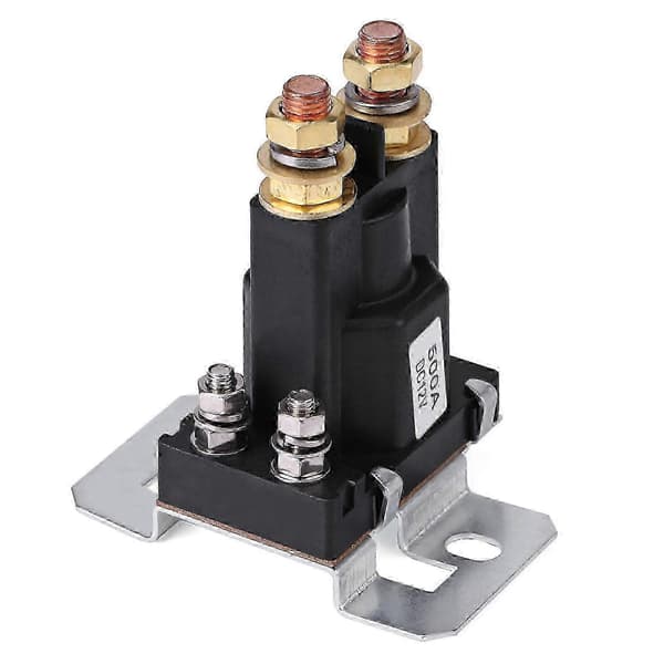 Høystrøms 500A startrelé 12V DC for bil SPST-kontaktor