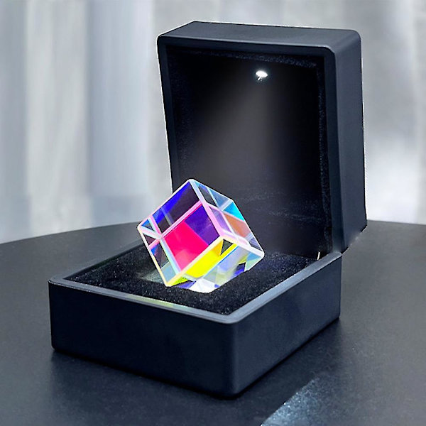 Optisk Glas Dispersion Prisme Uddannelsesmodel Uddannelsesglas Fysiske gaver 01