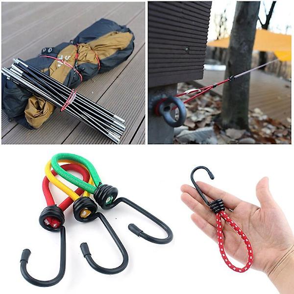 15 cm elastisk repkrok för utomhuscampingtält