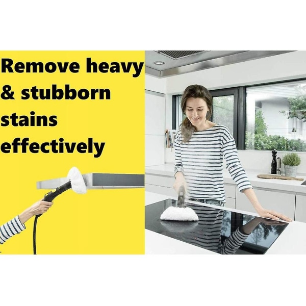 5 kpl cover set Karcher Easyfix Steam Cleaner Sc1, Sc2, Sc3, Sc4, Sc5 White