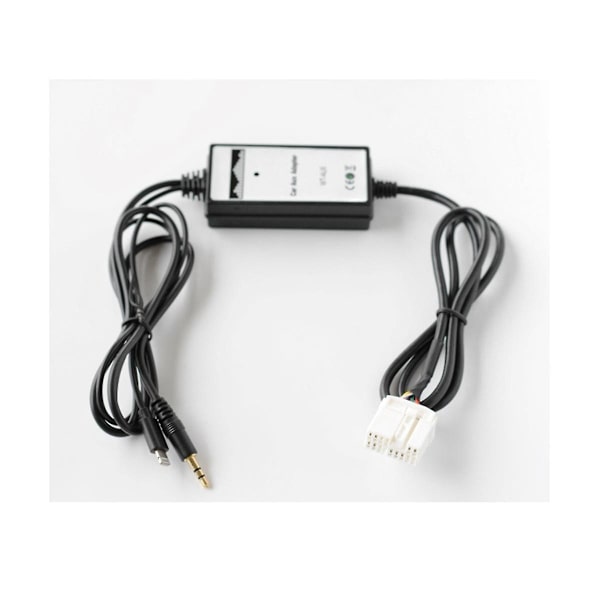Bilstereo Aux Adapter Stereo CD-växlare för Avensis Yaris (passar inte Navi och pekskärm) Black