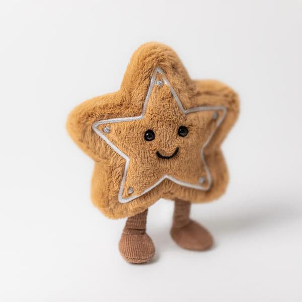 Jellycat 14cm Amuseables Stjernekage blødt legetøj
