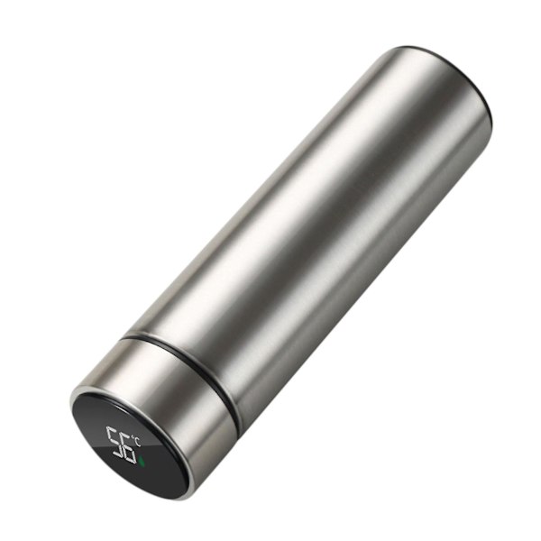 Rustfrit Stål USB Mobil Power Termokande, Smart Kedel, LCD Temperaturdisplay