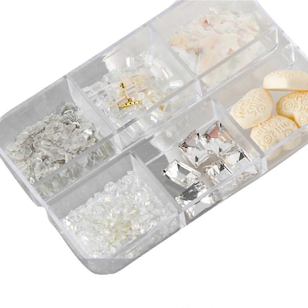 Perle Neglekunst Perler Neglekunst Rhinestones Og Perler Neglekunst Smykker Charms 11