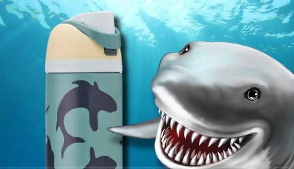 Owala 24oz/32oz Vattenflaska Shark Week Ny Förseglad Owala FreeSip Gåvor E 24oz